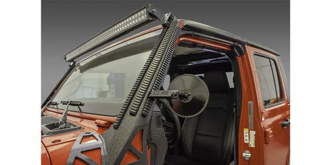 DV8 Offroad D-JP-190049-A 07-21 Jeep Wrangler JK/JL Trail Mirrors for Picatinny Rail