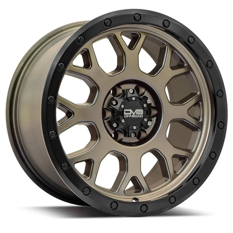 DV8 Offroad 887A-7906920 887 Sim Beadlock Matte Gold 17 X 9 BP:6X120 OS:+20