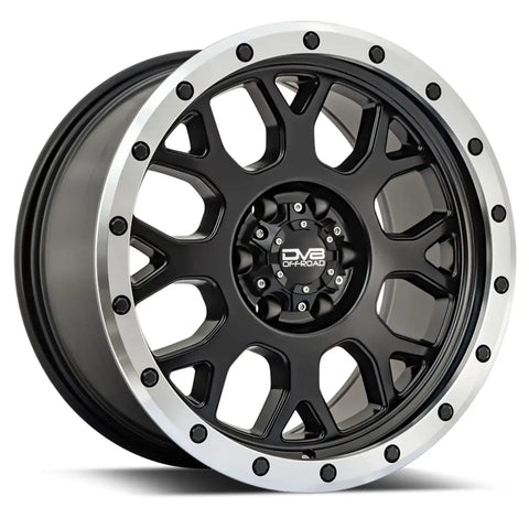 DV8 Offroad 887B-7906920 887 Sim Beadlock Matte Black 17 X 9 BP:6X120 OS:+20