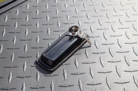 Dee Zee DZ 19550 Tonneau Cover Hard Folding Standard Profile F-150, Tundra and with or without RamBox Short Bed 5.7 Ft