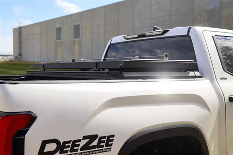 Dee Zee DZ 19550 Tonneau Cover Hard Folding Standard Profile F-150, Tundra and with or without RamBox Short Bed 5.7 Ft