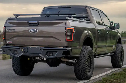 Dee Zee DZ 19550 Tonneau Cover Hard Folding Standard Profile F-150, Tundra and with or without RamBox Short Bed 5.7 Ft