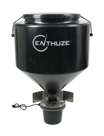 Enthuze 4.4 cu ft Salt Spreader – Universal Hitch-Mount for 2" Rear Receivers