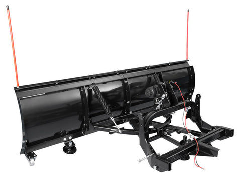 Enthuze SnowVerkill 88" T-Frame Snow Plow with Winch & Remote – Heavy-Duty Winter Plow