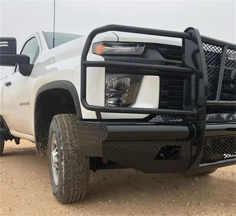 Legend Series Front Bumper; Retains Factory Tow Hooks And Fog Lights;