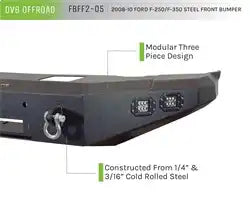 DV8 Offroad FBFF2-05 08-10 Ford F-250/F-350 Truck Front Full Size Bumper
