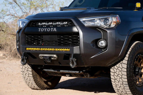 Raptor Series FBM75TYN-RT Magnum - Front Stubby Winch Ready Bumpers Black Textured Alloy Steel 14-23 Toyota 4Runner Note: Not Compatible With Limited Nightshade And TRD Sport Models. Optional RT Bar Installed Could Cause Interference TSS Equipped Models