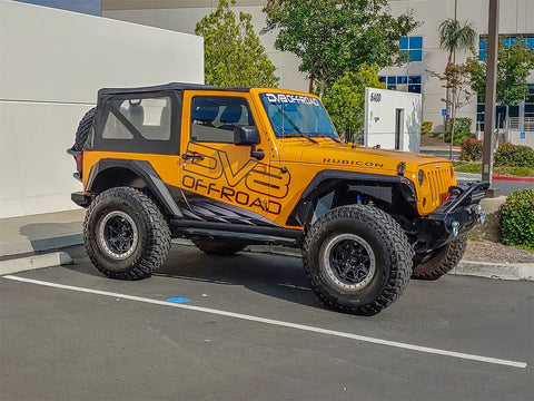DV8 Offroad FENDB-09 07-18 Jeep JK Fender Flares Armor Front & Rear