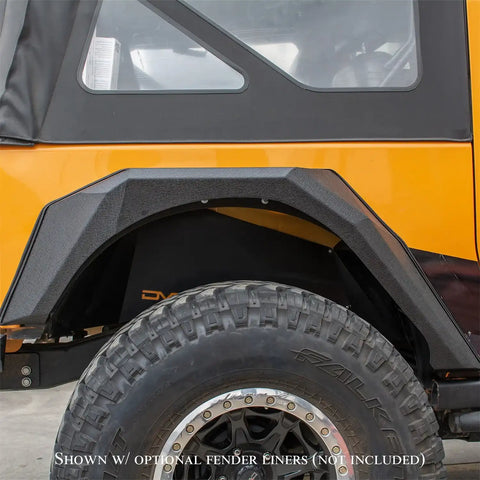 DV8 Offroad FENDB-09 07-18 Jeep JK Fender Flares Armor Front & Rear