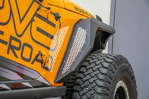 DV8 Offroad FENDB-09 07-18 Jeep JK Fender Flares Armor Front & Rear