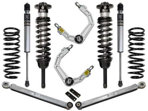 ICON Vehicle Dynamics FRDK_K53063 ICON 2010-2023 Toyota 4Runner/2010-2014 Toyota FJ Cruiser 0-3.5" Lift Stage 3 Suspension System Billet UCA