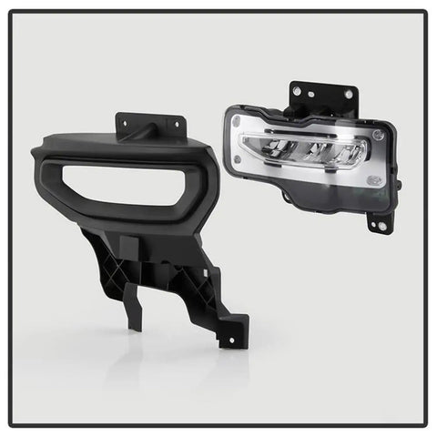 Spyder Auto 9043222 OEM Style Full LED Fog Light W/Switch- Clear -
