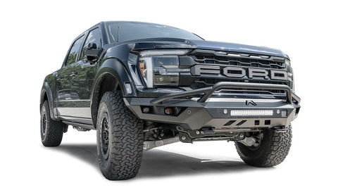 Fab Fours FR24-D6652-1 FORD F150 RAPTOR VENGEANCE FRONT SENSOR BUMPER W/ PRE-RUNNER GUARD