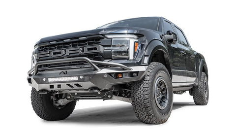 Fab Fours FR24-D6652-1 FORD F150 RAPTOR VENGEANCE FRONT SENSOR BUMPER W/ PRE-RUNNER GUARD