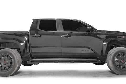 Fab Fours TT24-G6350-1 Rocker Panel Guard Rock Slider Tubular 24-25 Toyota Tacoma Double Cab (Crew)