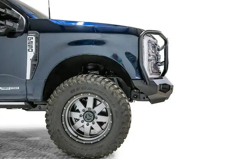 Fab Fours FS23-X5950-1 - Matrix Front Bumper w/Full Grill Guard 2023-2025 F-250/F-350