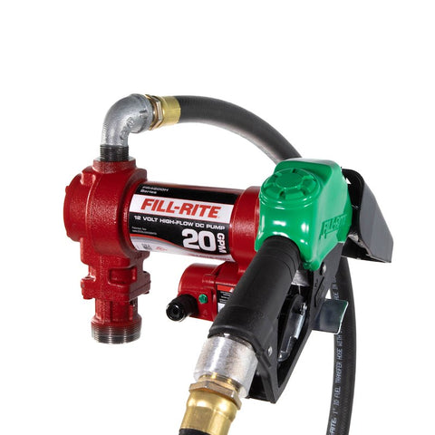 FILL RITE FR4210HD 20 GPM  12V DC HIGH FLOW PUMP  1' X