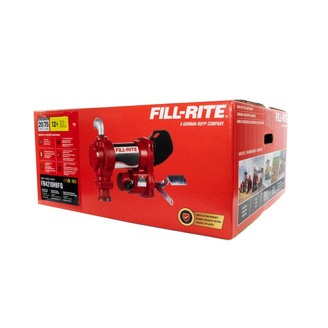 FILL RITE FR4210HD 20 GPM  12V DC HIGH FLOW PUMP  1' X