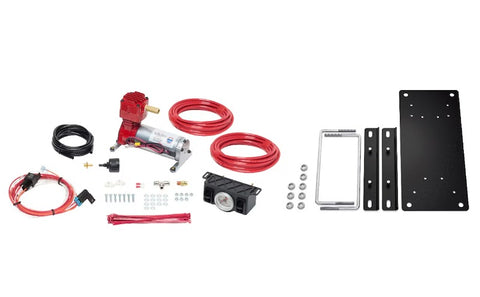 Firestone Industrial 2911 DUAL ANALOG AIR COMMAND KIT WITH HEAVY DUTY COMPRESSOR