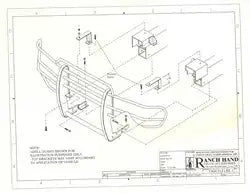 RANCH HAND GGC031BL1 03-06 SILVERADO HD LEGEND