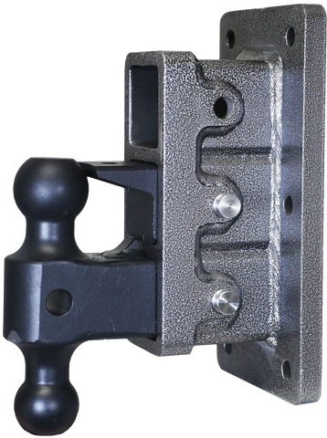 Gen-Y Hitch GH-723 MEGA-DUTY 2.5" Bolt-On 6" Drop 3K TW 21K Hitch With Dual-Ball & Pintle Lock