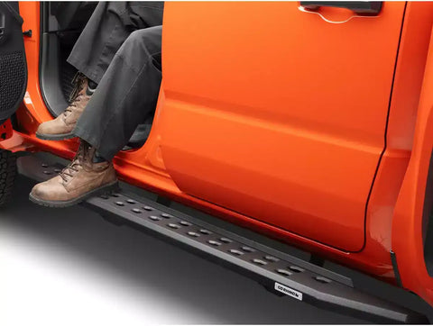 GO Rhino 69443280SPC Powder Coated Running Boards 24-25 Tacoma Double Cab
