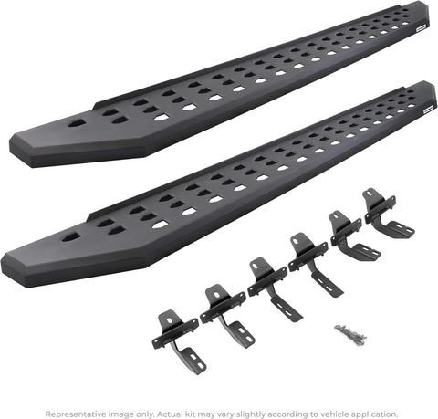 GO Rhino 69443280SPC Powder Coated Running Boards 24-25 Tacoma Double Cab