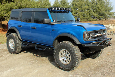 Raptor Series GTS12FD Magnum RT Gen 2 - Drop Steps Black Textured Alloy Steel 21-24 Ford Bronco 4-Door