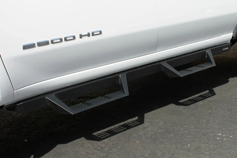 Raptor Series GTS26CH Magnum RT Gen 2 - Drop Steps Black Textured Alloy Steel 19-24 Chevy Silverado/GMC Sierra 1500 20-24 Silverado/Sierra 2500/3500 HD Crew Cab