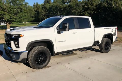 Raptor Series GTS26CH Magnum RT Gen 2 - Drop Steps Black Textured Alloy Steel 19-24 Chevy Silverado/GMC Sierra 1500 20-24 Silverado/Sierra 2500/3500 HD Crew Cab