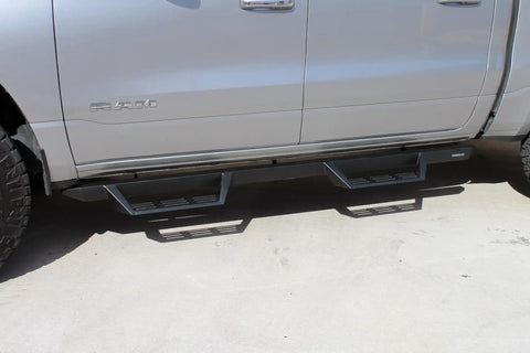 Raptor Series GTS37DG Magnum RT Gen 2 - Drop Steps Black Textured Alloy Steel 19-24 Dodge Ram 1500 New Body Style Crew Cab