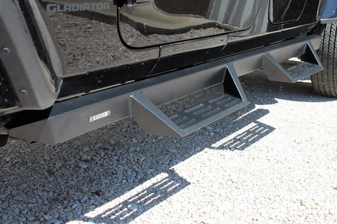 Raptor Series GTS40JP Magnum RT Gen 2 - Drop Steps Black Textured Alloy Steel 20-24 Jeep Gladiator