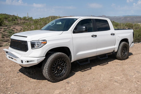 Raptor Series GTS80TY Magnum RT Gen 2 - Drop Steps Black Textured Alloy Steel 07-21 Toyota Tundra CrewMax Cab