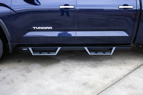 Raptor Series GTS81TY Magnum RT Gen 2 - Drop Steps Black Textured Alloy Steel 22-24 Toyota Tundra CrewMax Cab