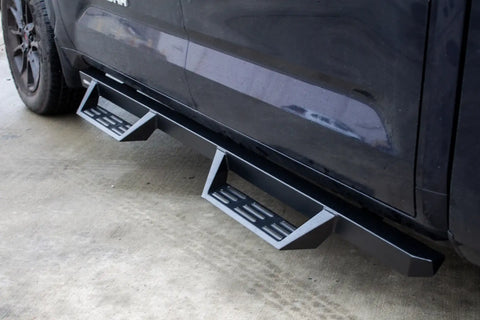 Raptor Series GTS81TY Magnum RT Gen 2 - Drop Steps Black Textured Alloy Steel 22-24 Toyota Tundra CrewMax Cab