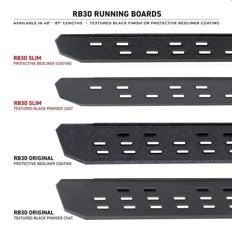 Go Rhino 69643280T Running Board RB30 24-25 Toyota Tacoma Double Cab (Crew)