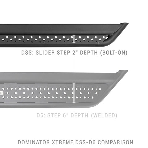 Go Rhino FSDSS4432T Strong steel side steps doubles as a slider to protect rocker panel