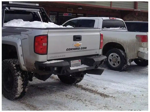 Go Rhino 28171T - BR20 Rear BR Bumper for Chevrolet Silverado GMC Sierra 1500