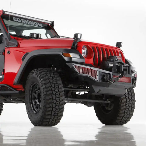 Go Rhino 332100T - Rockline Front Bumper Lower Skid Plate For Jeep JL/JLU/JT