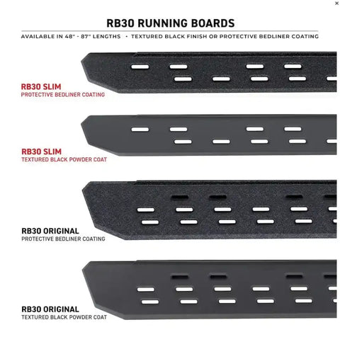 Go Rhino 69643280SPC Running Board RB30 Slim Line 24-26 Toyota Tacoma Double Cab