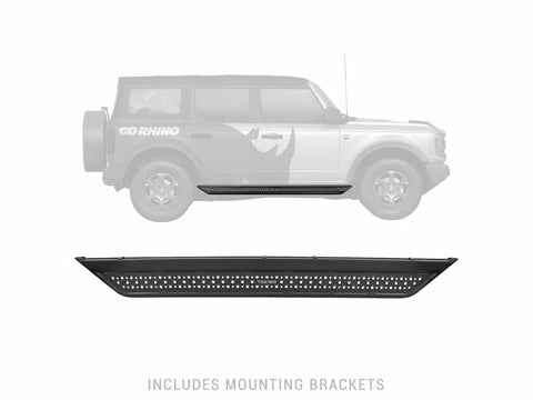 Go Rhino D64416T - Dominator Xtreme D6 Side Steps with Rocker Panel Mounting Kit Crew Cab Only