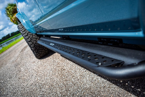 Go Rhino DSS4129T - Dominator Xtreme DSS Side Steps with Rocker Panel Mounting Bracket Kit
