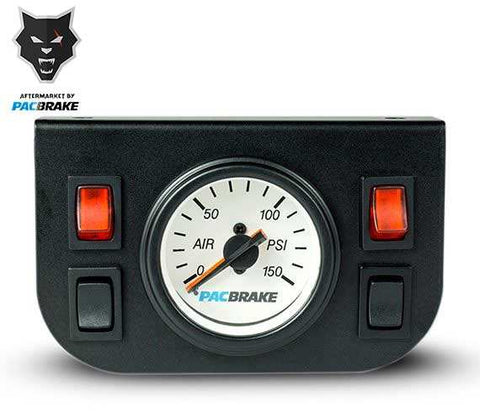 Pacbrake HP10062 Basic Independent Electrical In Cab Control Kit W/Mechanical Gauge Pacbrake