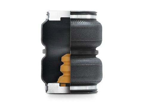 Pacbrake Heavy Duty Double Convoluted Replacement Air Spring With Internal Jounce Bumper