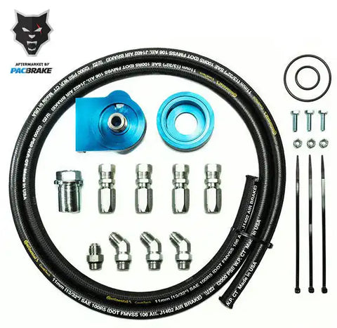 Pacbrake HP10125 Remote Oil Filter w/ Cummins Engine