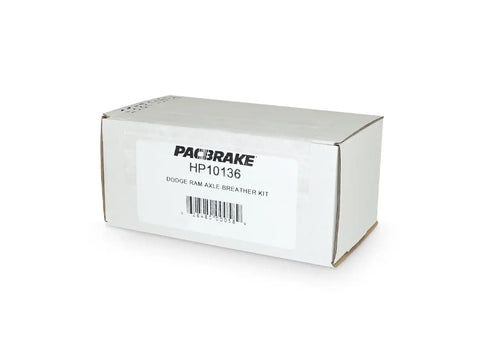 Pacbrake Axle Breather Relocation Kit For 03-20 Dodge Ram 3500 Cab And Chassis