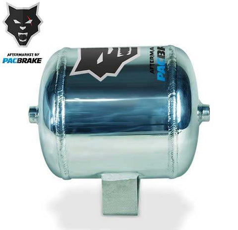 Pacbrake HP10263 Basic 1/2 Gallon Air Tank Polished Aluminum