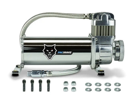 Pacbrake HP10300 (Basic) 12VDC HP425 Series Basic Air Compressor Kit - Chrome