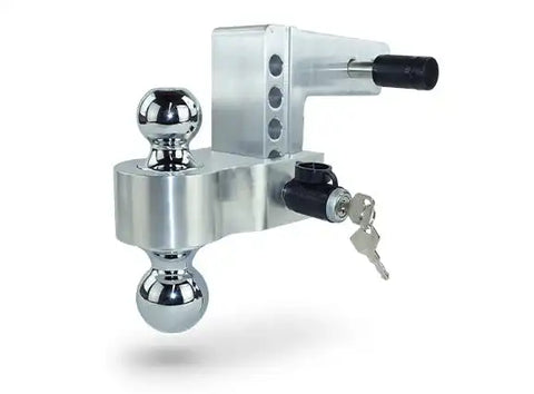 Pacbrake Ball Mount 2.5 Inch Shank 4 Inch Drop Chrome