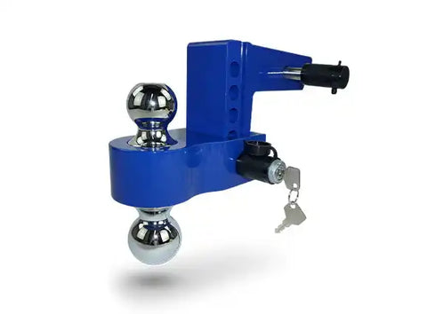 Pacbrake Ball Mount 2.5 Inch Shank 4 Inch Drop Blue
